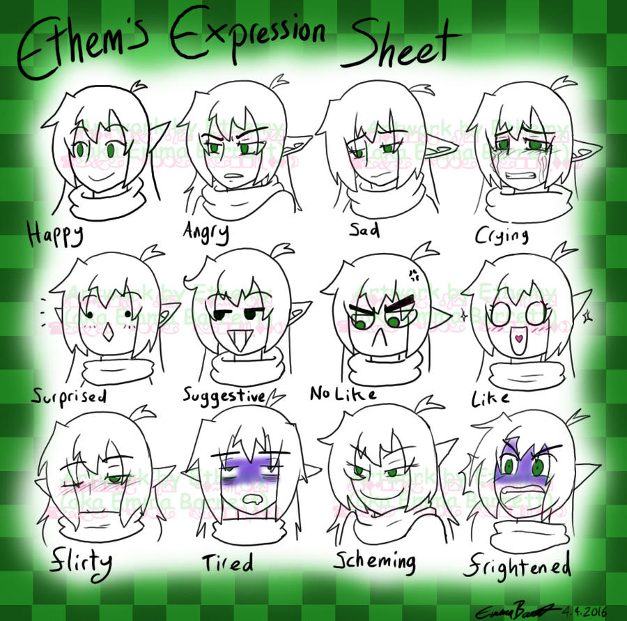 Ethem's Expression Sheet