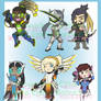 Overwatch Sticker Sheet Series 1