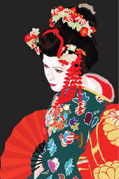 Geisha Vector