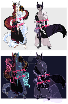 Adopt collab/ Neon species/ With animals! CLOSED