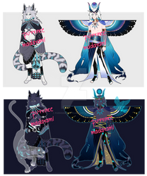 Adopt collab2/ Neon species/ With animals! CLOSED