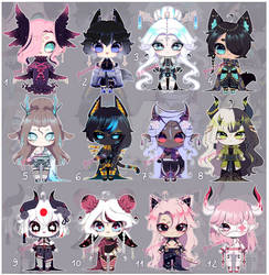 |CLOSED|Chibi Adopt AUCTION (#102-109)
