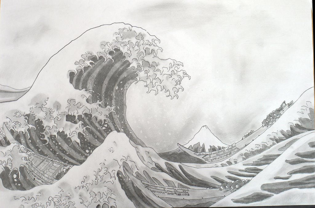 The Great Wave off Kanagawa by Dou68 on DeviantArt The Great Wave off Kanagawa by Dou68 on DeviantArt