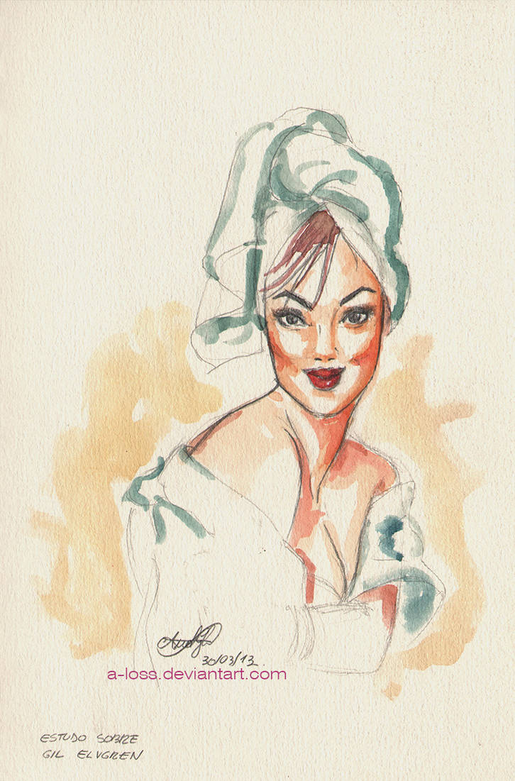 Gil Elvgren Study by A-Loss
