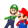 Mario and Luigi 3D Render (Blender 2.65)