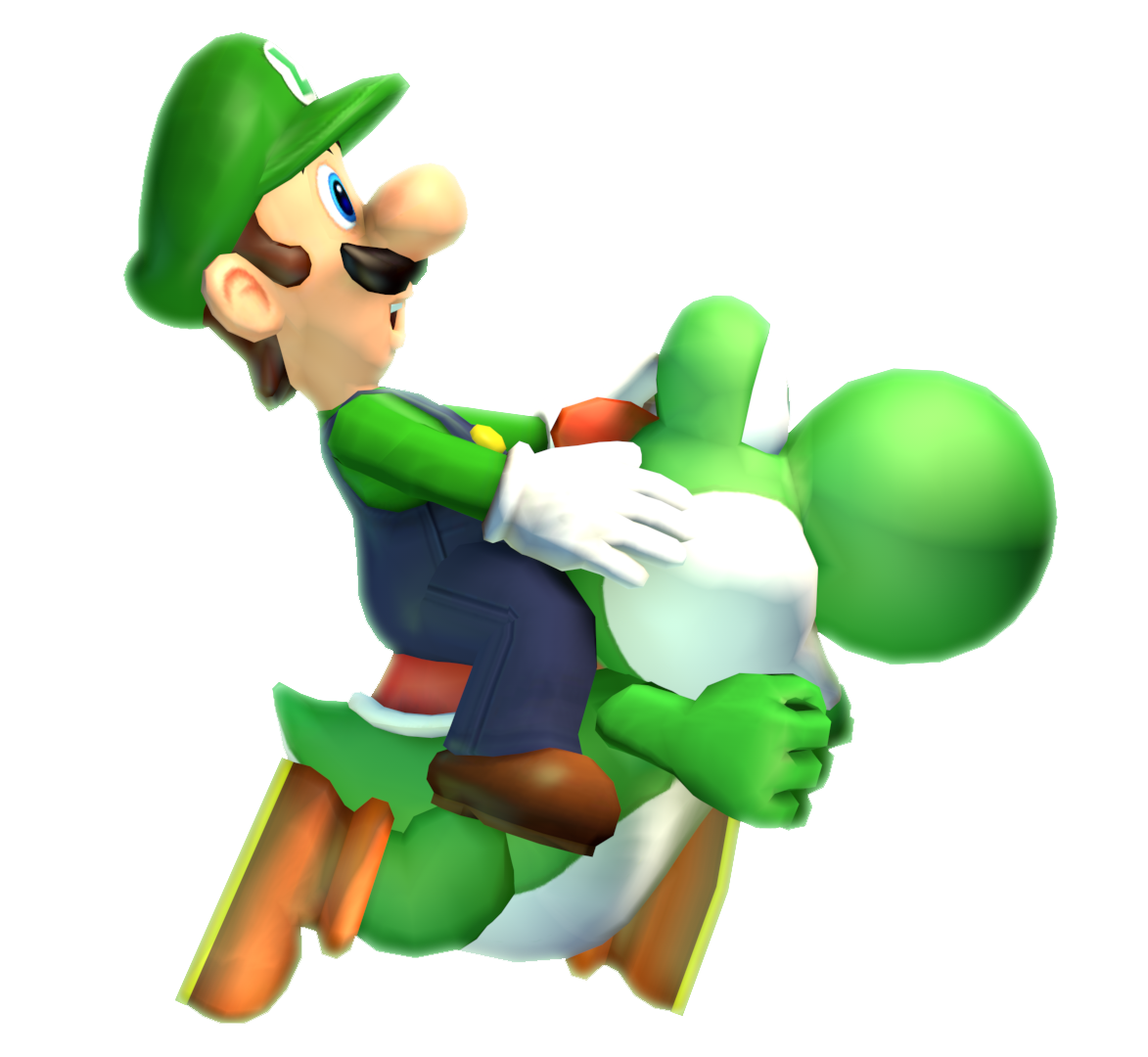 [Cinema 4D Render] Luigi and Yoshi