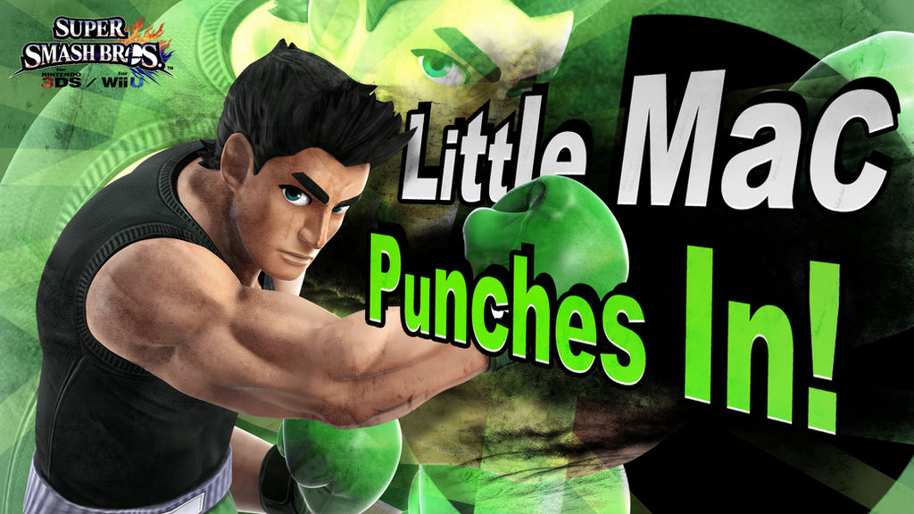 Little Mac Punches In Smash Bros.!