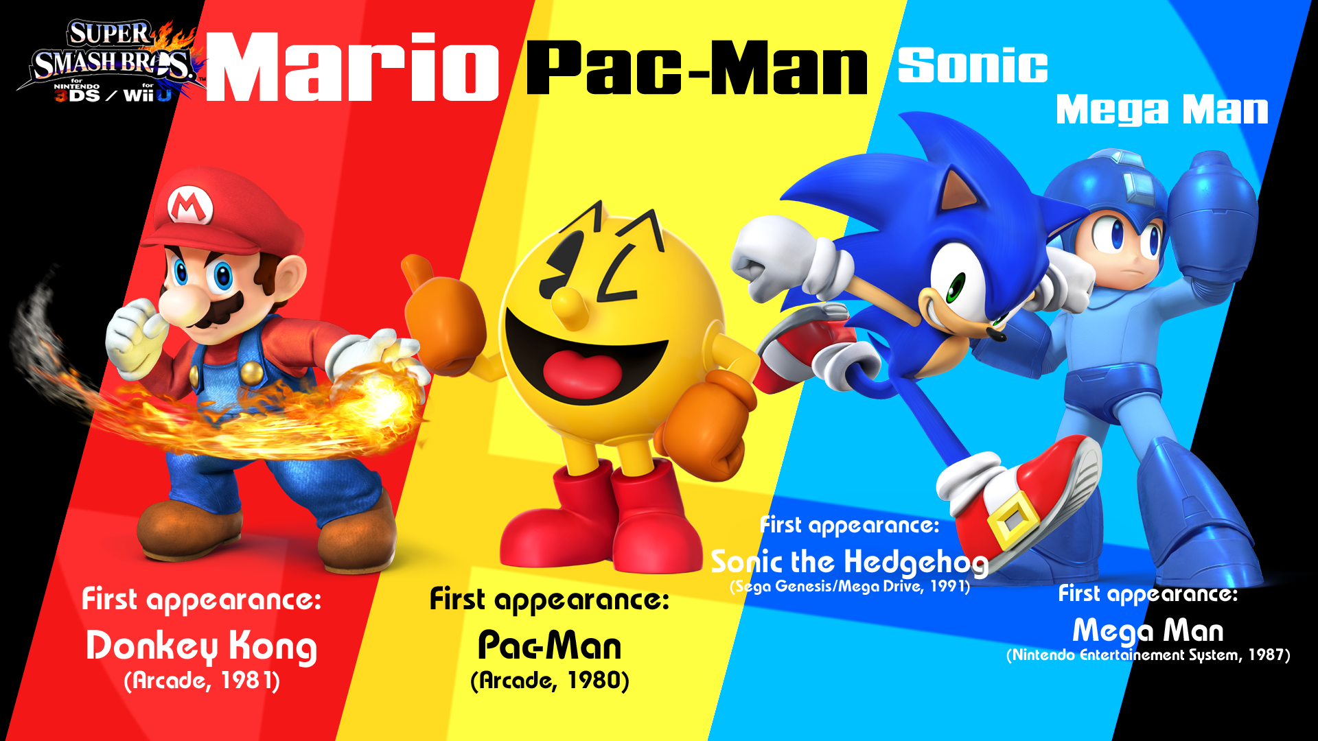 Ssb 4 Color Red, Blue and Yellow - SSB4 Wallpaper by MaxiGamer on DeviantArt