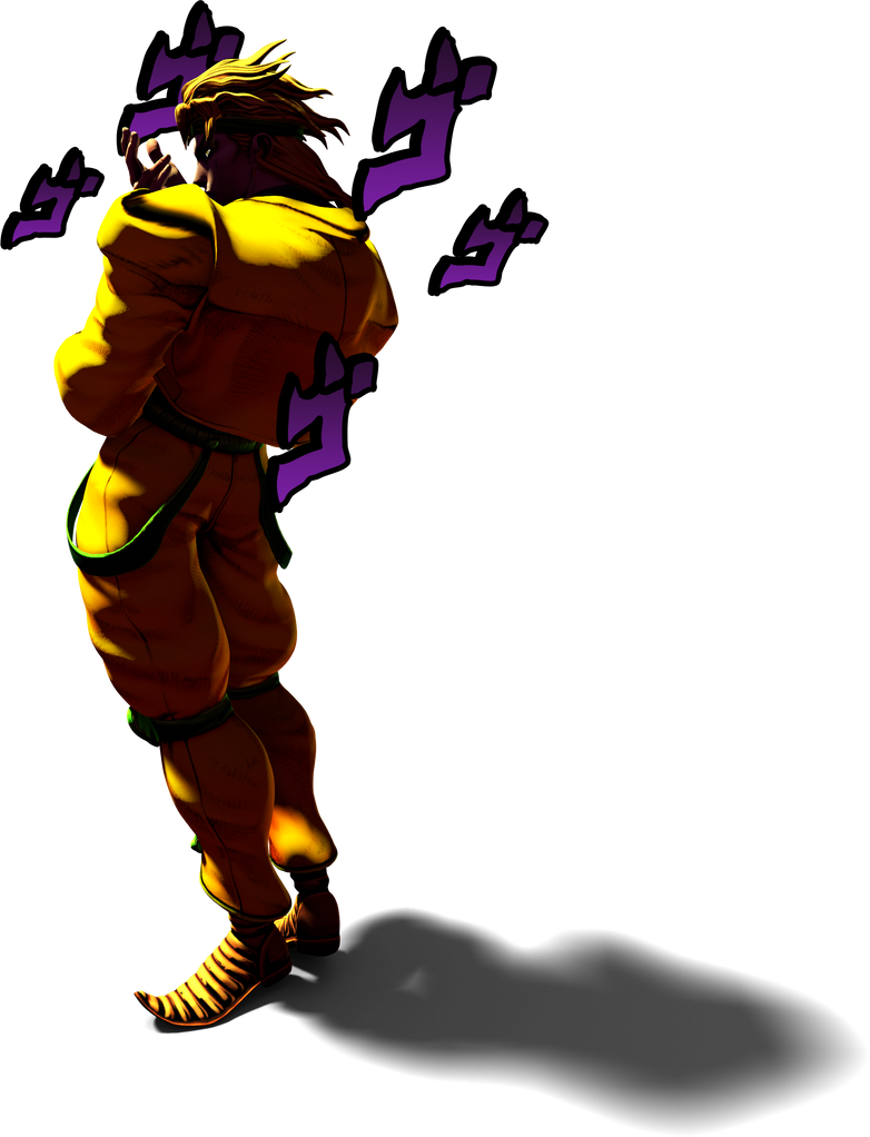 Blender] DIO in his Shadow DIO Pose by MaxiGamer on DeviantArt