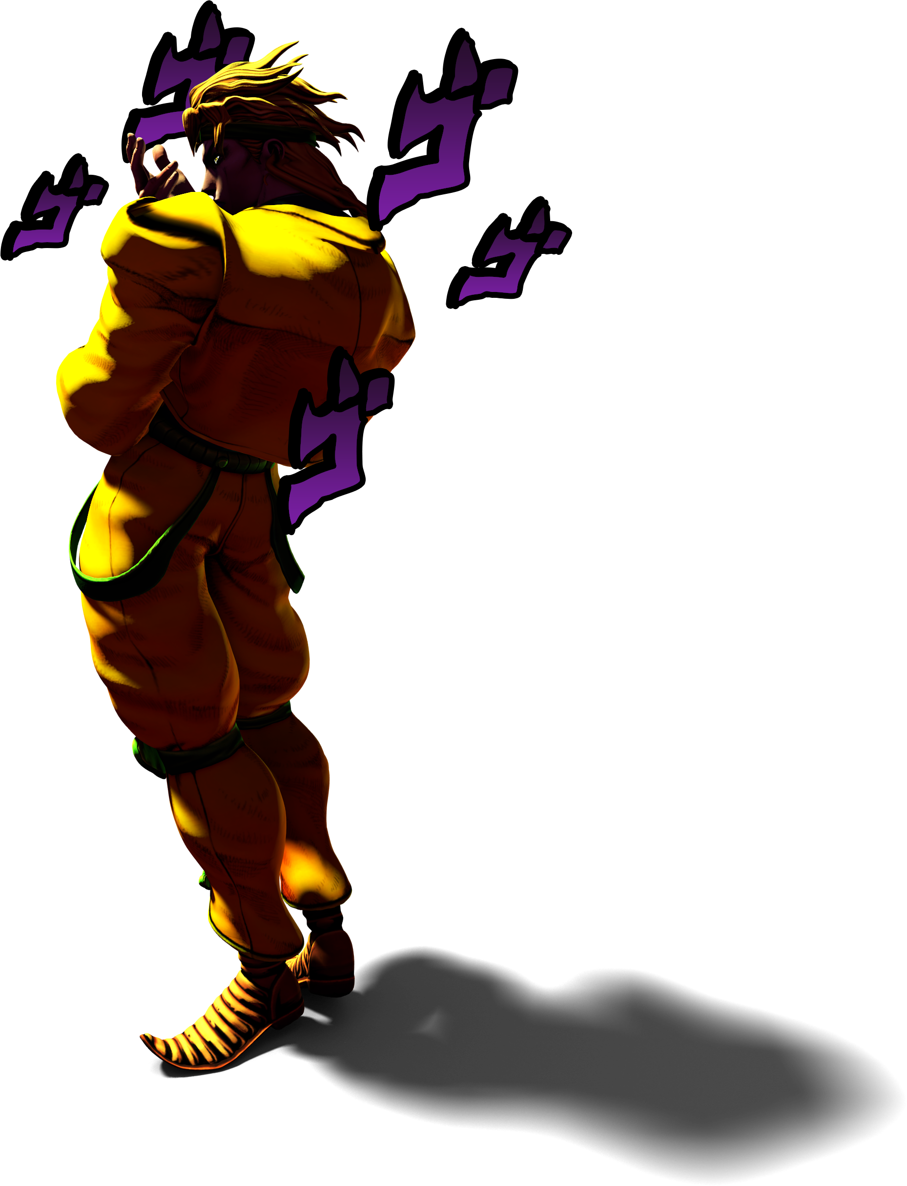 Blender] DIO in his Shadow DIO Pose by MaxiGamer on DeviantArt