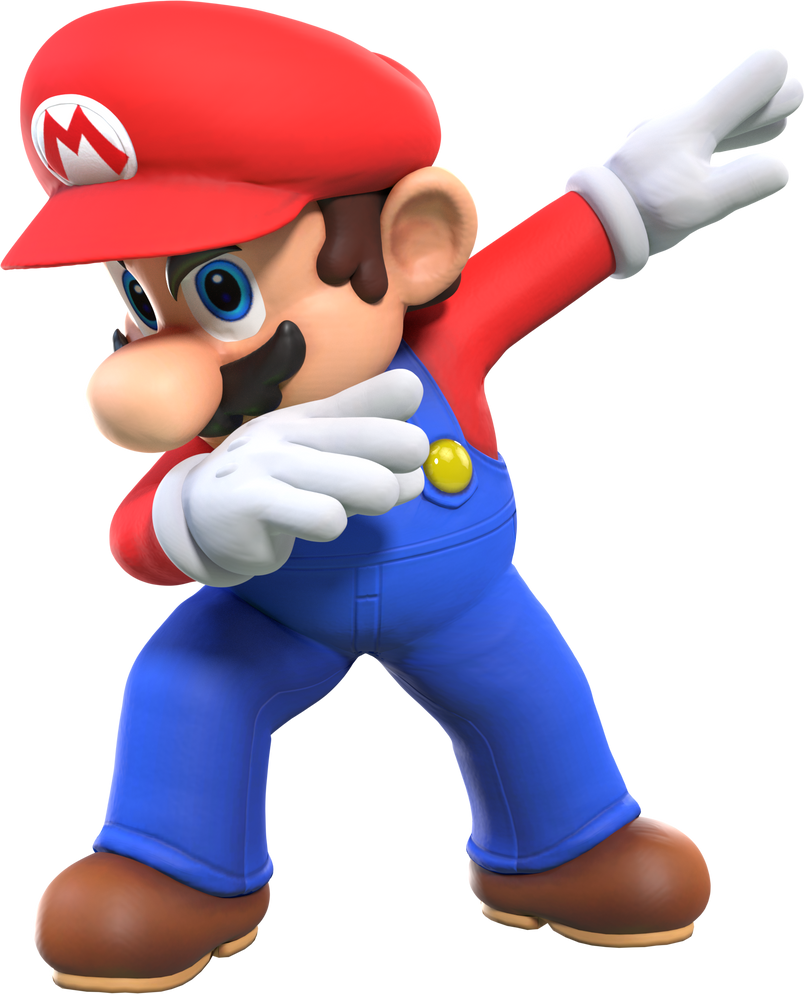 [Cycles] Mario but he's unironically dabbing. by MaxiGamer on DeviantArt