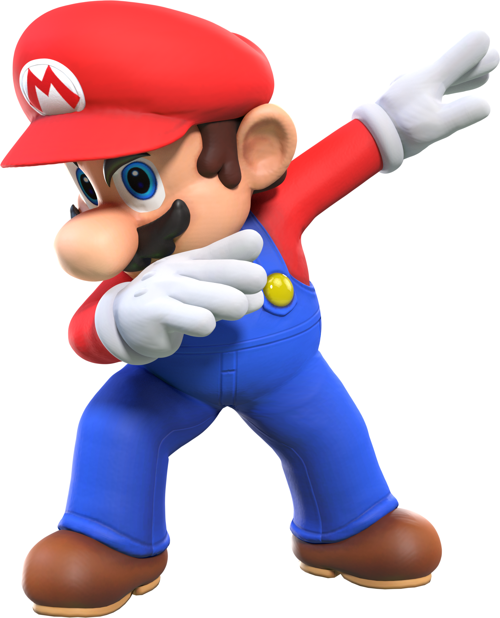 [Cycles] Mario but he's unironically dabbing.