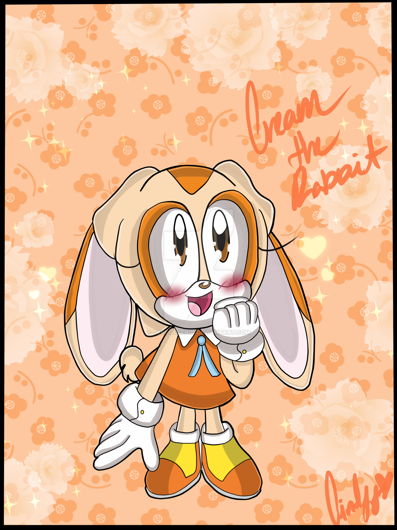 Cream The Rabbit Behind Back Cream The Rabbit 01/9/23 by DekuQueen01 on DeviantArt