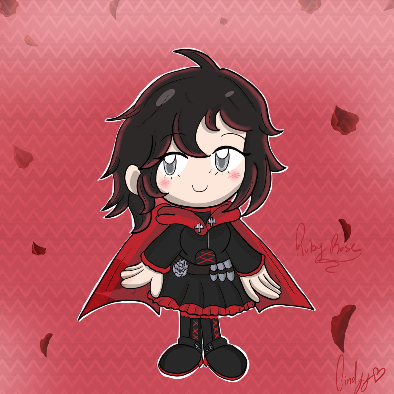 Ruby Rose Chibi by DekuQueen01 on DeviantArt