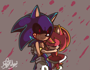 Amy and sonic exe. by Mellissafox9 on DeviantArt