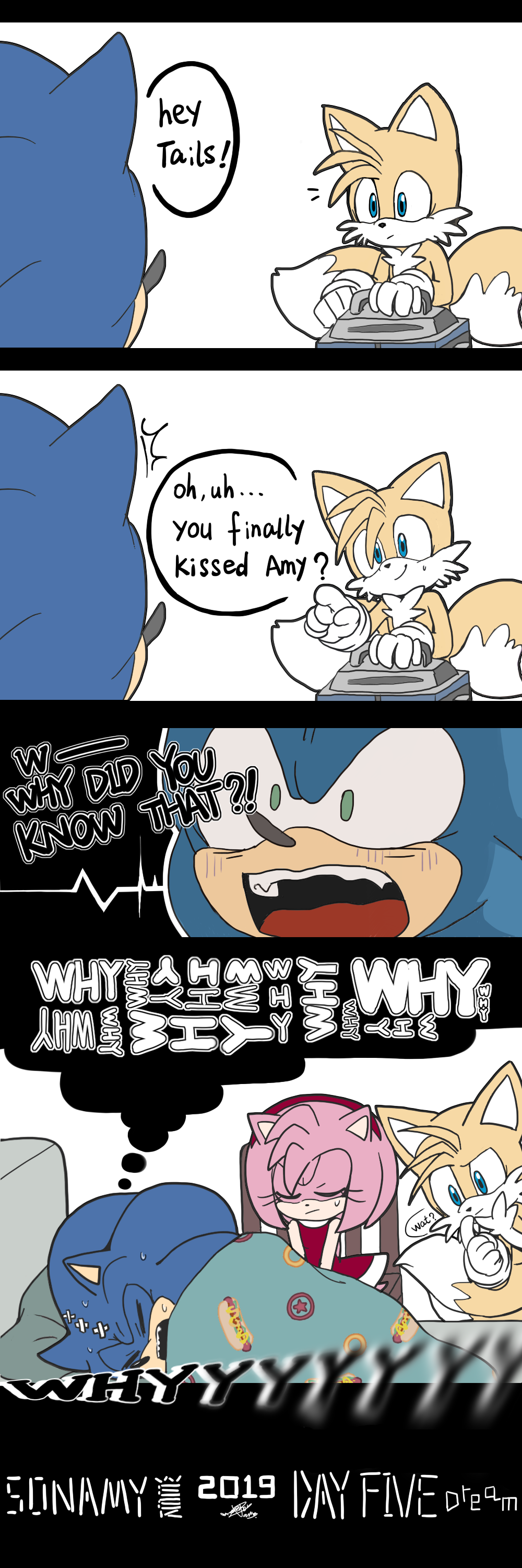 sonamy valentines kiss by Sonicsis on DeviantArt