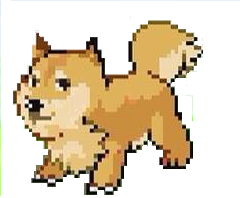 Doge pixel art