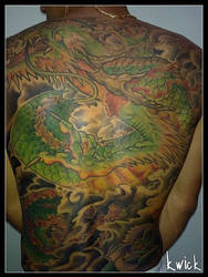 Custom Oriental Back Piece