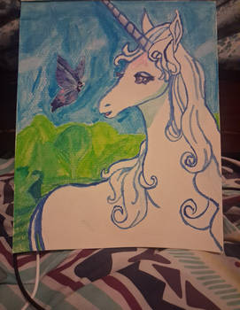 My unicorn art of The Last Unicorn