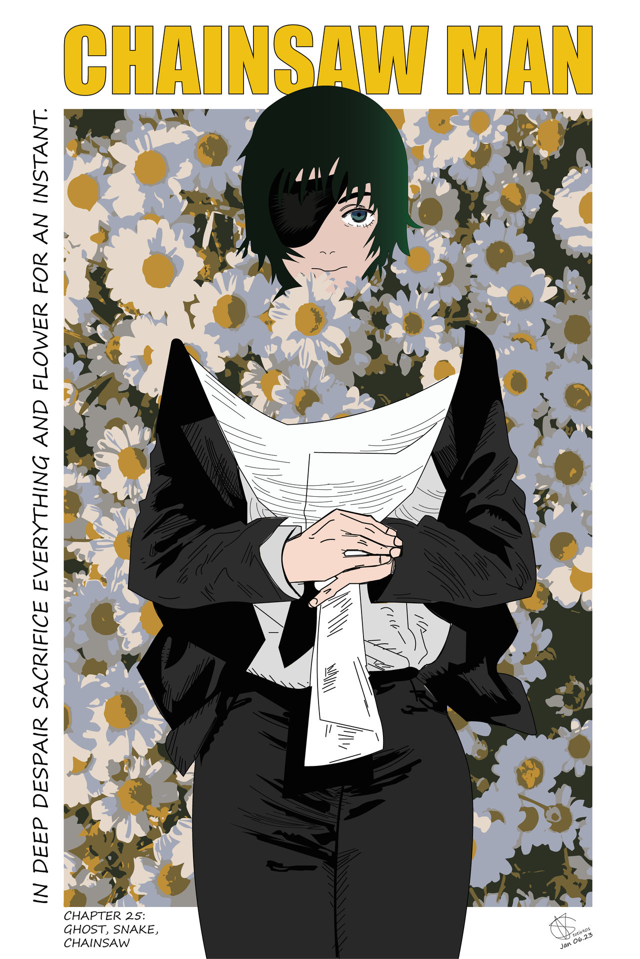 HIMENO DEATH MANGA 25 CHAINSAW MAN COLORED by Totix901 on DeviantArt