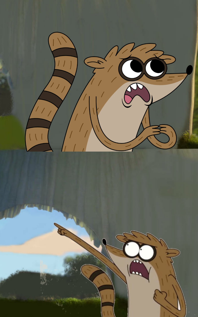 Rigby - FOR 5 MINUTES Template by LucasTheChesireDog20 on DeviantArt
