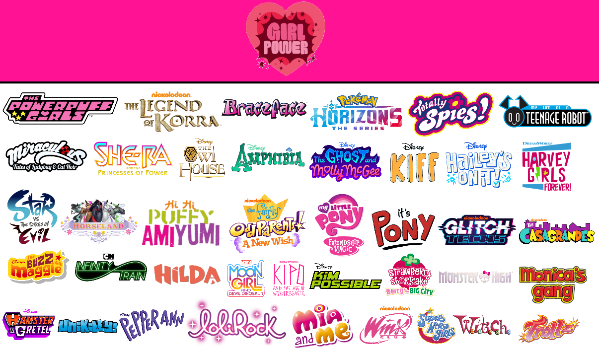 Program Lineup Full Deviantart Gloob's Girl Power Revival - Lineup (My Gloob AU) by ...