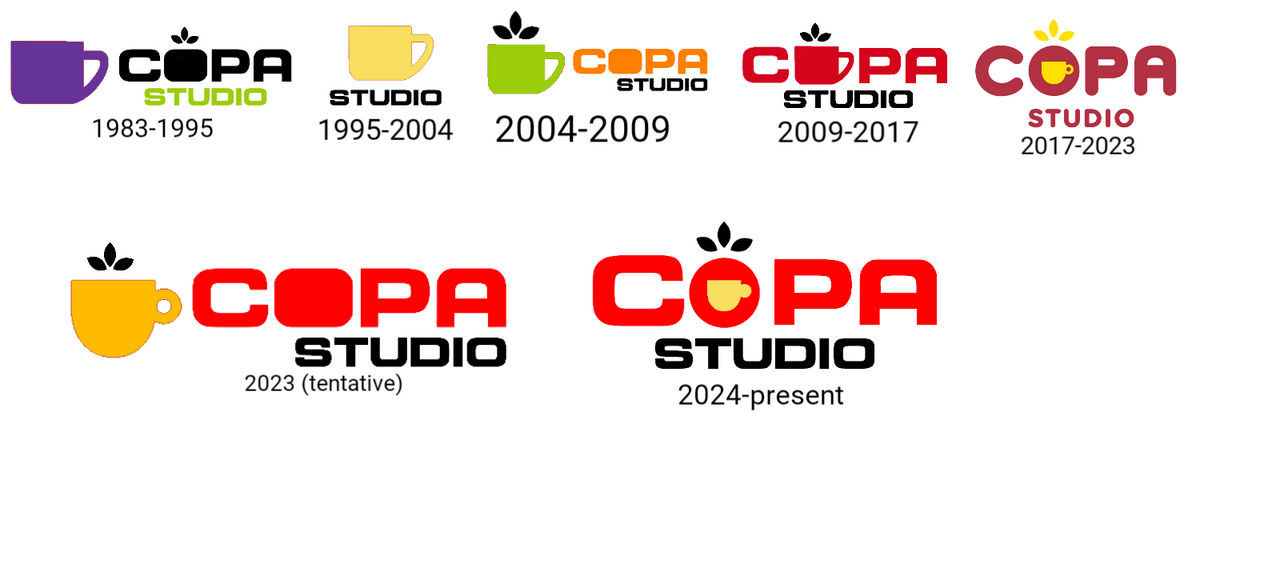 My Copa Studio AU Logo History by LucasTheChesireDog20 on DeviantArt