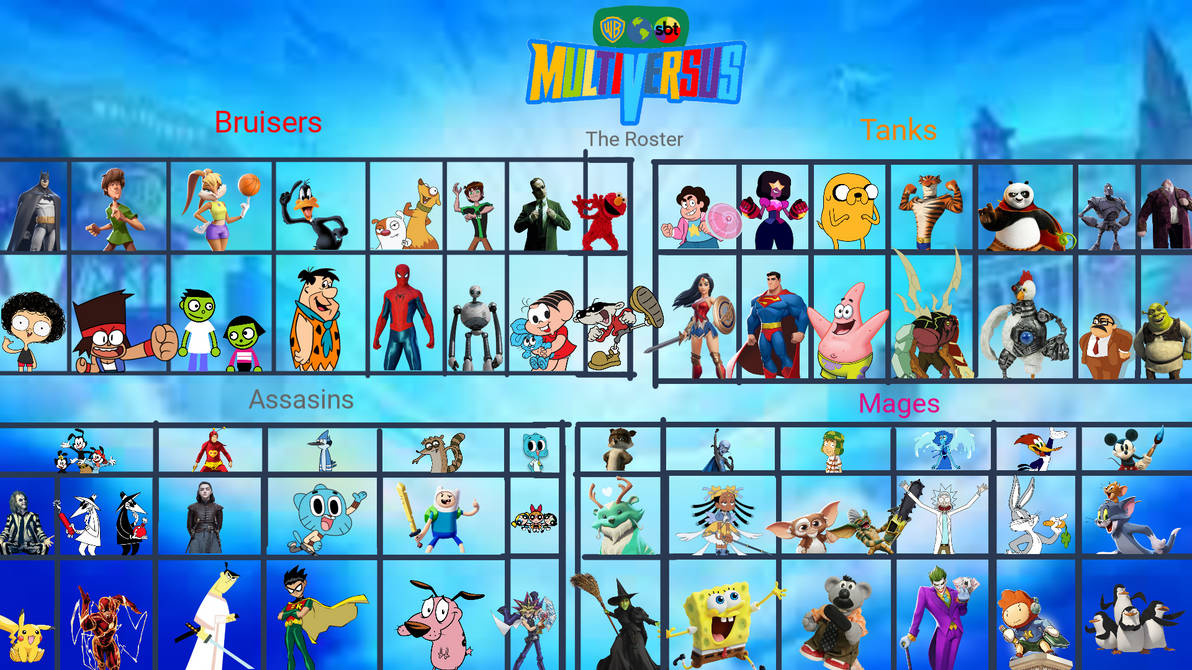 Multiversus (My WB/SBT/Universal AU) - The Roster by ...