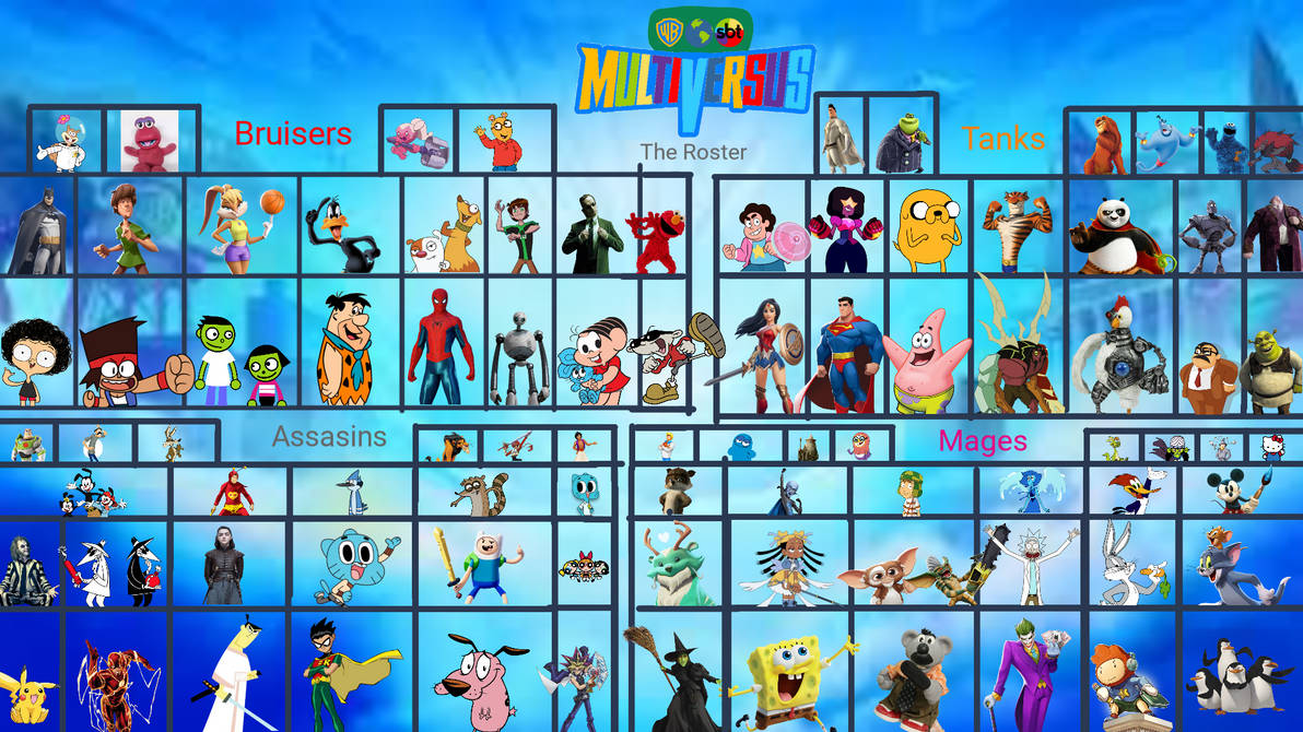 Multiversus (My WB/SBT/Universal AU) - The Roster by ...