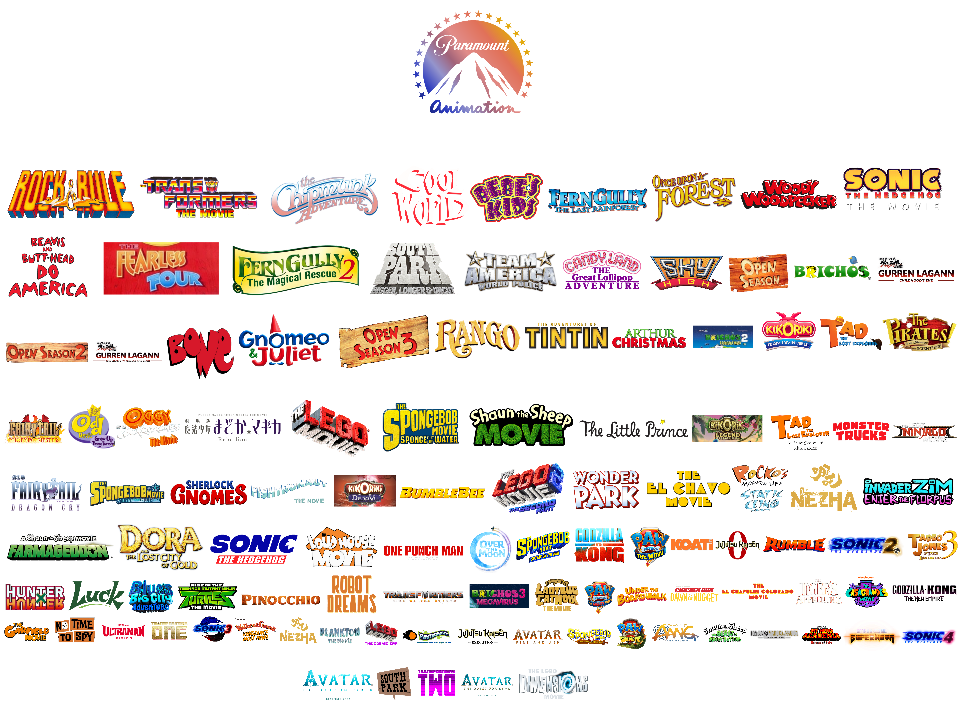 Paramount Animation Characters Paramount Animation Catalog (TL-LM) by LucasTheAnimationFan on DeviantArt