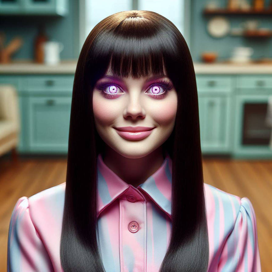 Sofia becomes Stepford thanks to Hypnotic makeup by Zamoxis on DeviantArt