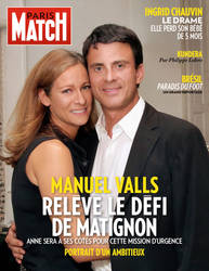 Manuel Valls - Paris Match 3385 (couverture)