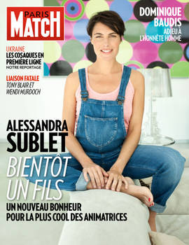 Alessandra Sublet - Paris Match 3387 (couverture)