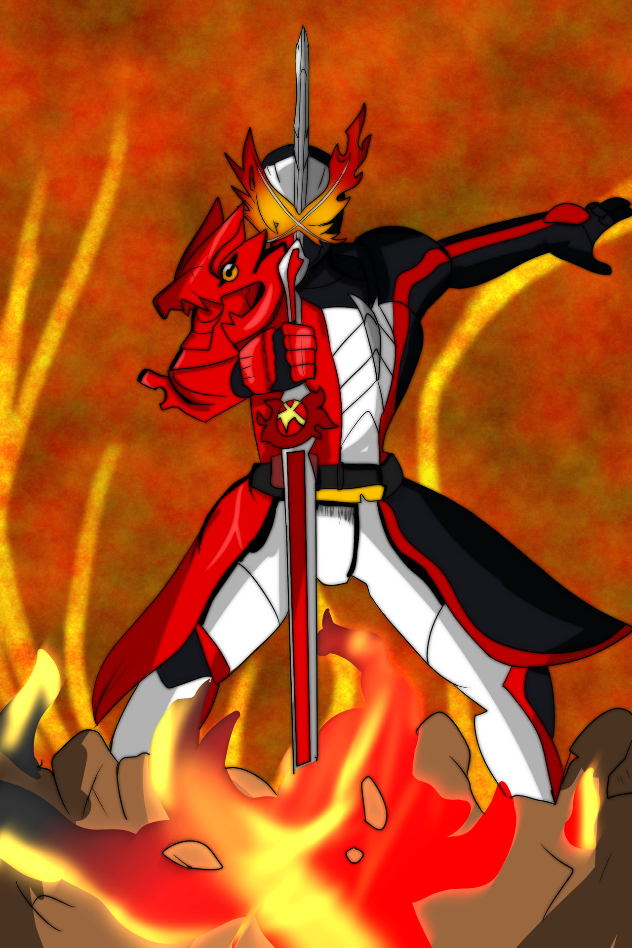Kamen Rider Saber by Gaminglover on DeviantArt