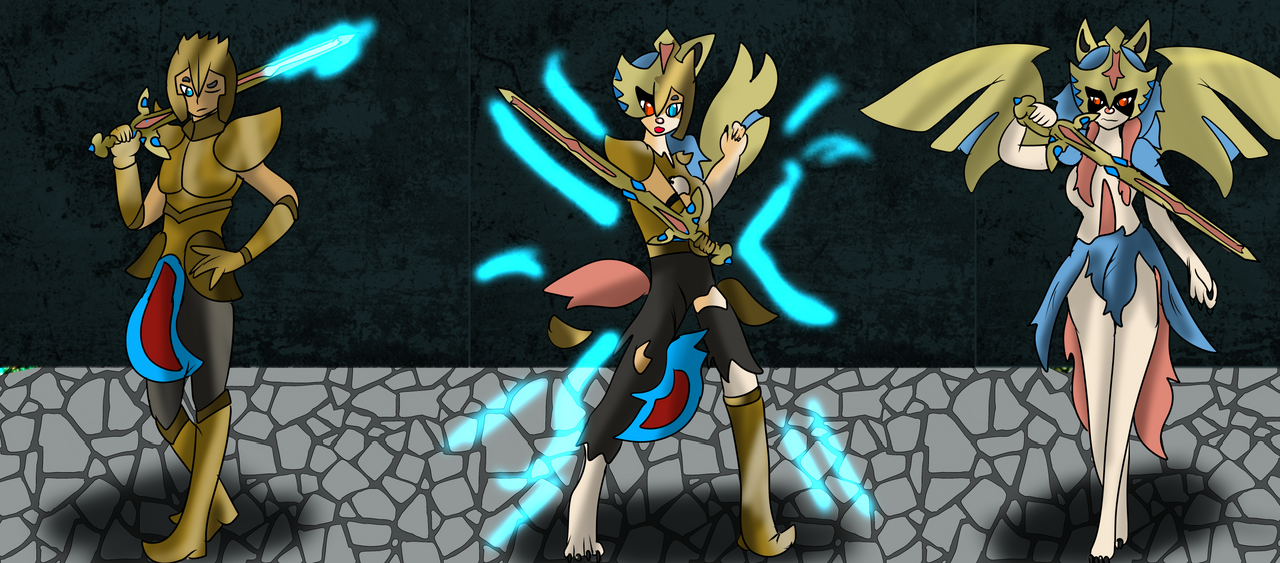 Home #0888a - Zacian (Crowned Sword) by Fhilb on DeviantArt