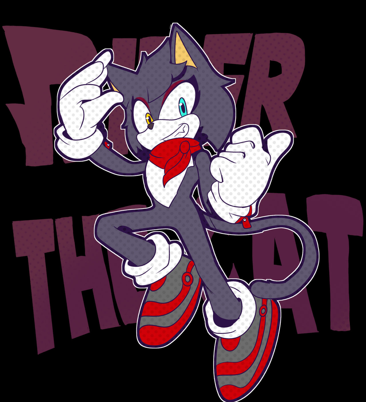 Rider the Cat Pop Art by Gaminglover on DeviantArt