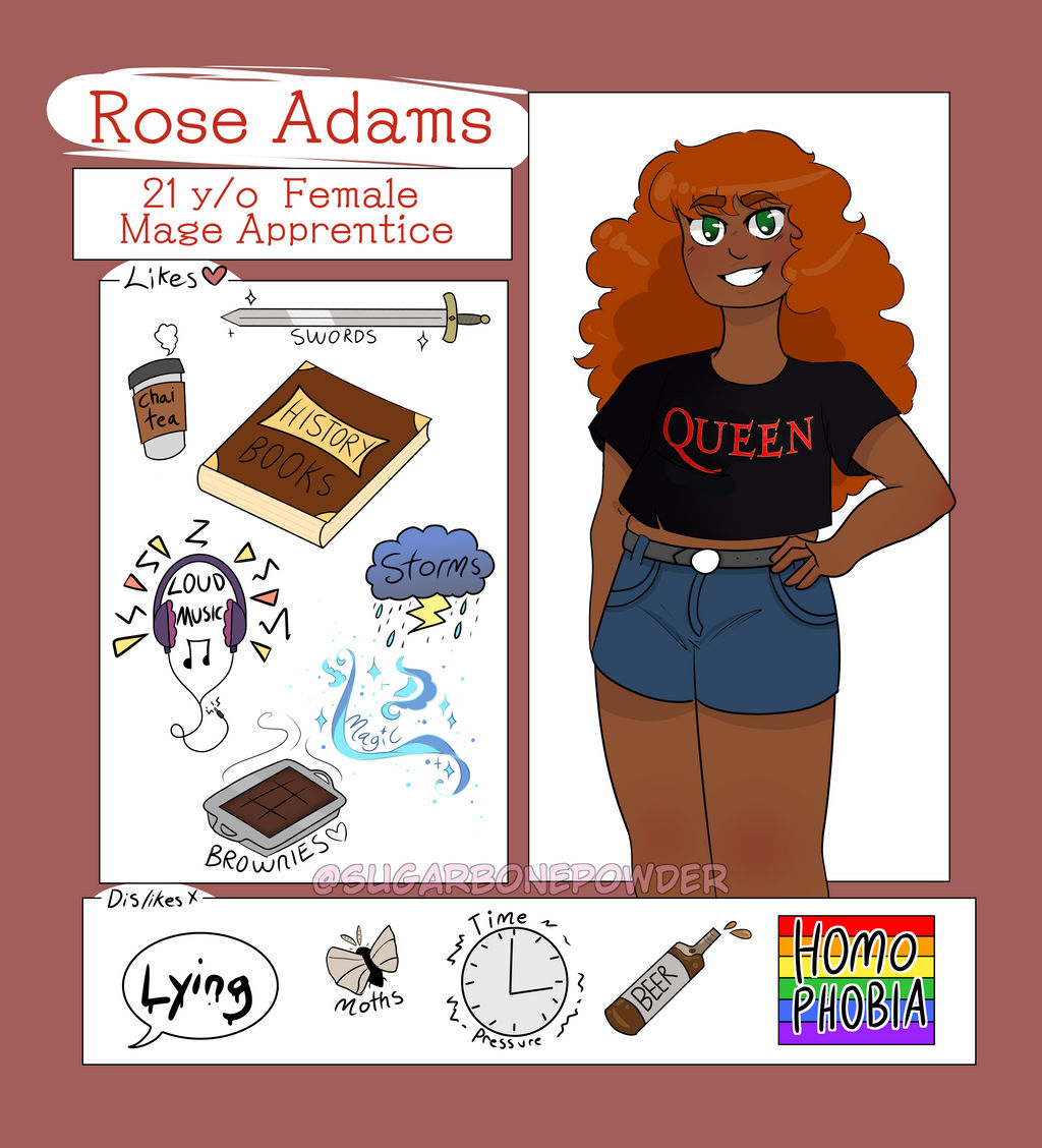 Rore Adams Rose Adams by MsFaerieArts on DeviantArt