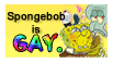 Spongebob Is Gay STAMP