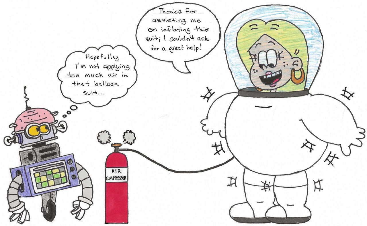 Becca's Robotic Inflation by angel1985 on DeviantArt
