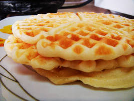 Waffle for breakfast 1