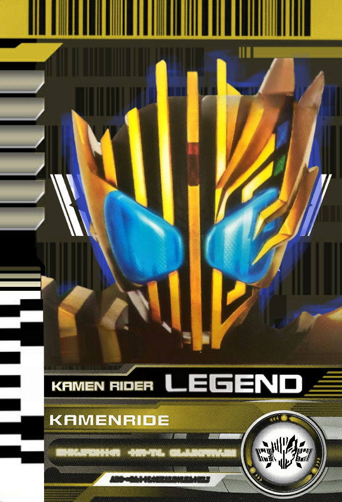 Decade Legend card(gold) for Legend driver (front) by KamenFanArt on ...