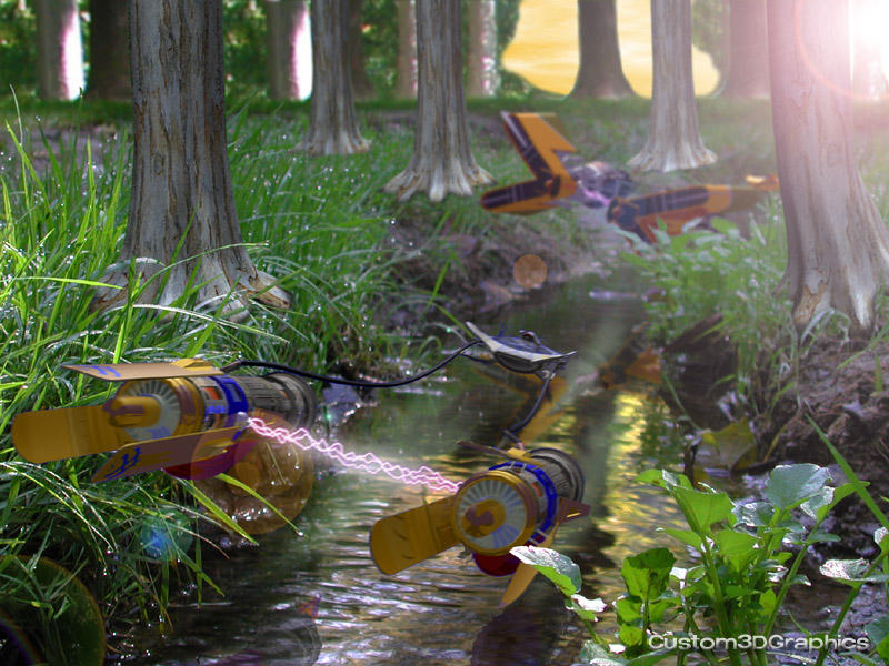 Podracers by custom3dgraphics on DeviantArt