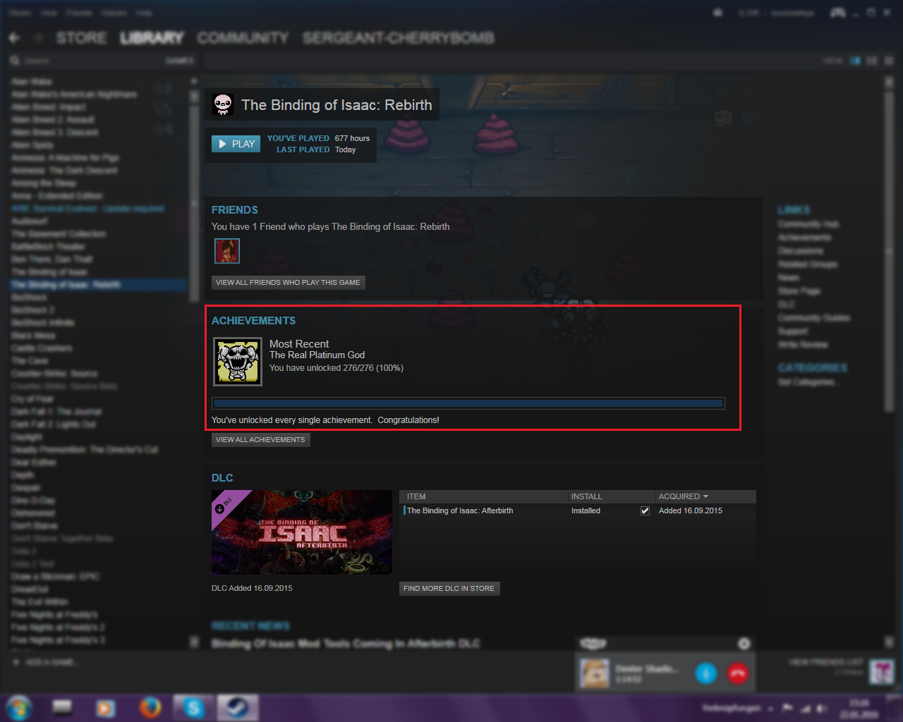 When you can't stop playing..