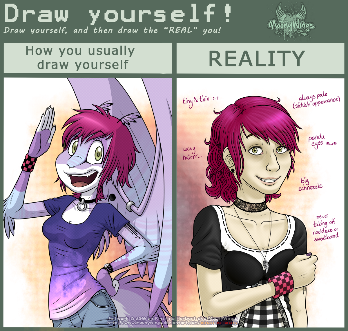  Draw Yourself Meme  by MoonyWings on DeviantArt
