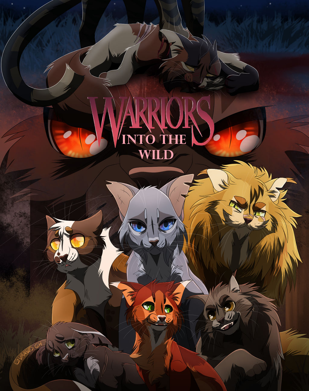 feral about these cats — warriors-official-art: Warriors: Into the Wild