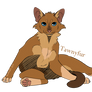 Tawnyfur/ Pelage dore