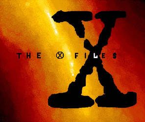 X Files Logo on MS Paint