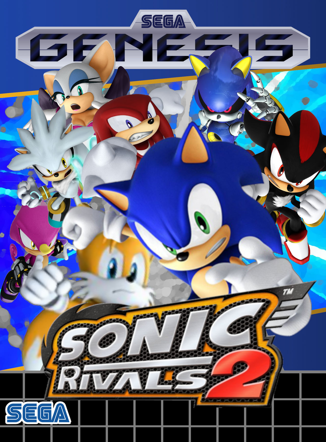 Sonic Rivals 2 Genesis Boxart by 0Trinima0 on DeviantArt