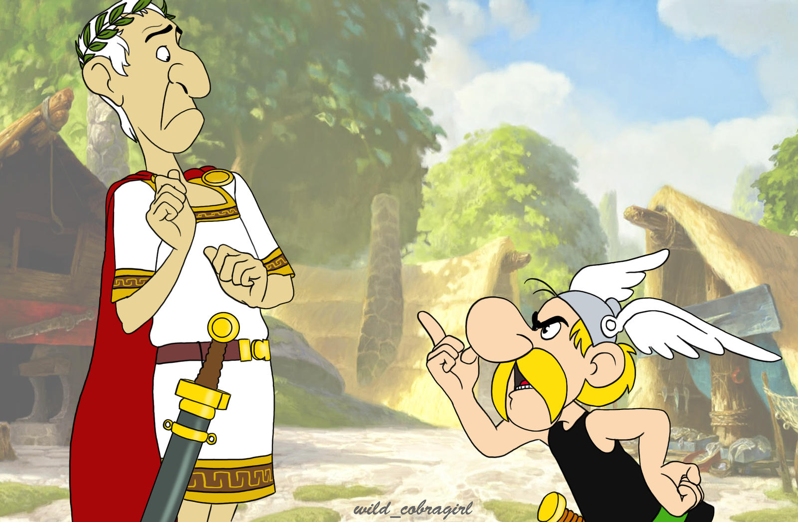 Asterix And Caesar By Wild Cobragirl On Deviantart Asterix And Caesar By Wild Cobragirl On Deviantart