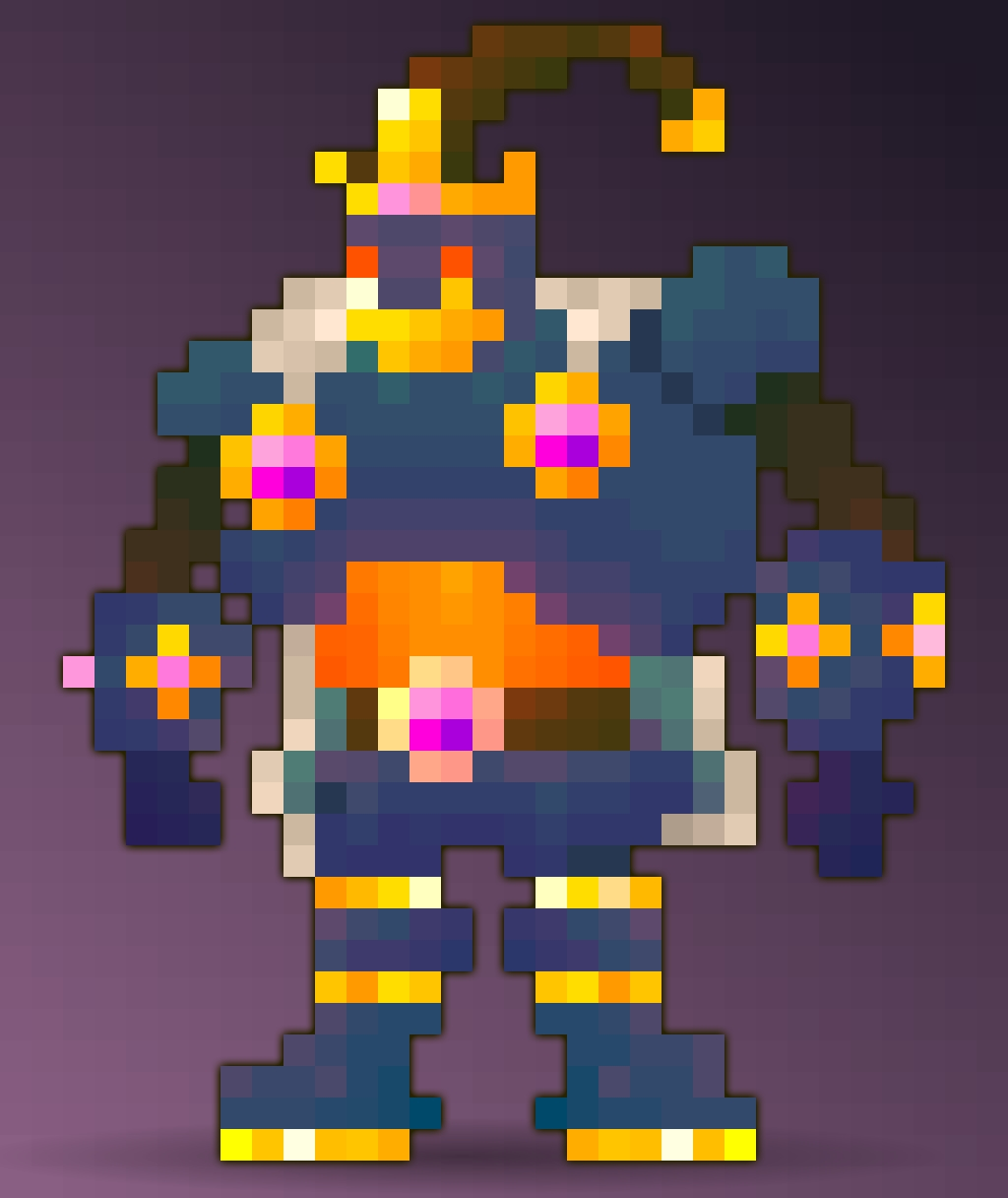 Pixeled Bombking from Paladins